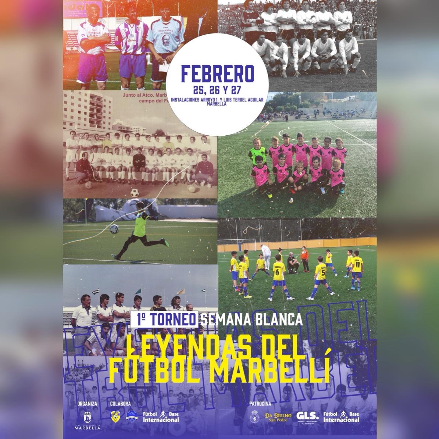 El I Torneo ‘Leyendas del Fútbol Marbellí’ reunirá del 25 al 27 de febrero en los campos Arroyo Primero y Luis Teruel a 90 equipos locales y provinciales